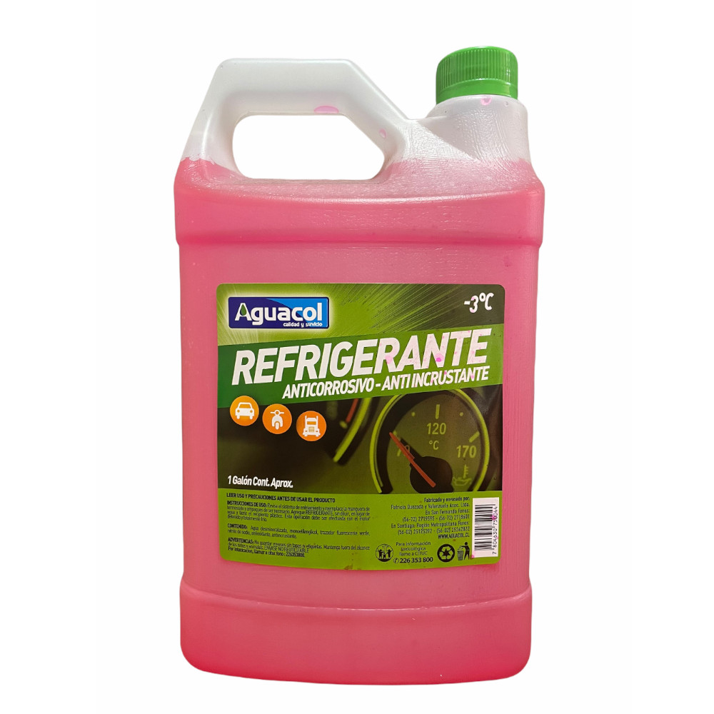 BIDON ANTICONGELANTE -3 GRADO ROJO X GALON AGUACOL