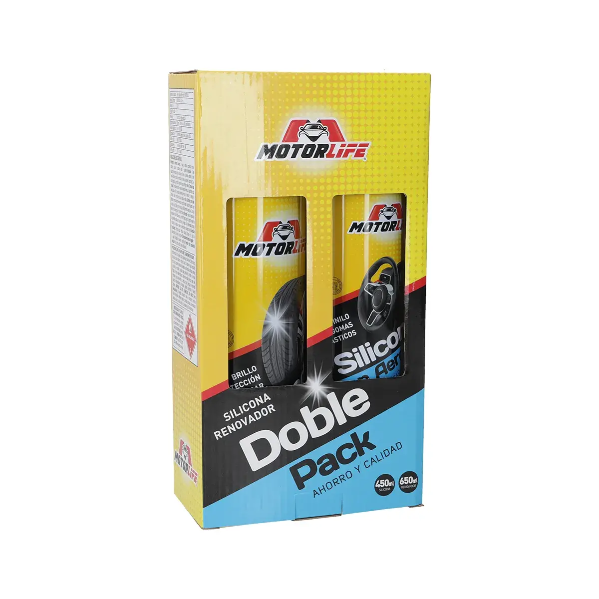 DOBLE PACK SILICONA + RENOVADOR MOTORLIFE